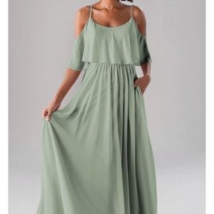 NWT Kennedy Blue “Nora” Bridesmaid Dress - Size 6 / Sage